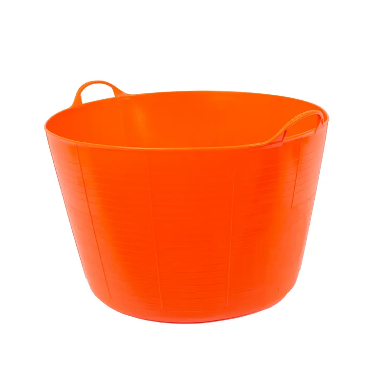 Red Gorilla Tub Xlarge Heavy Duty Flexible Plastic Utility Tub 75L - Orange-1