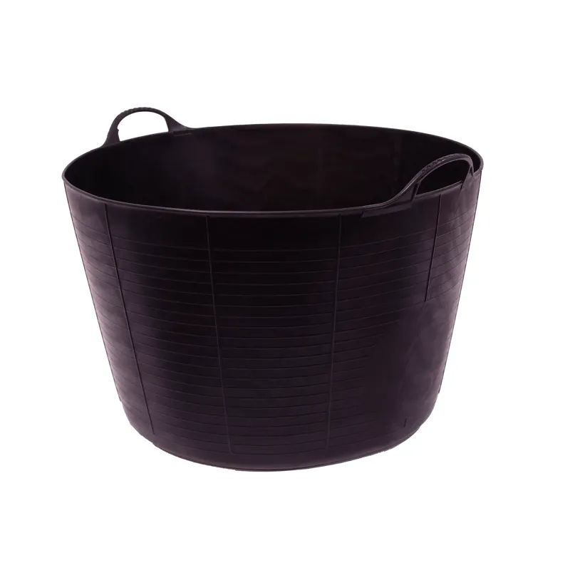 Red Gorilla Tub Xlarge Heavy Duty Flexible Plastic Utility Tub 75L - Black-1