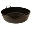 Red Gorilla Tubtrug Flexible Large Shallow 35L Bucket - Black