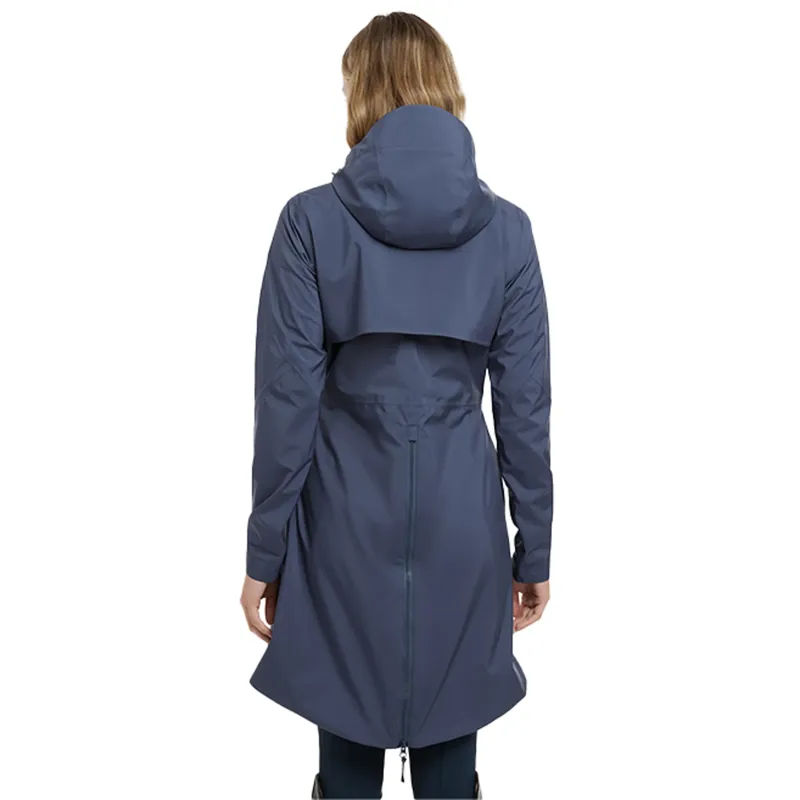 LeMieux Grace Long Waterproof Ladies Jacket - Dusk Blue-2