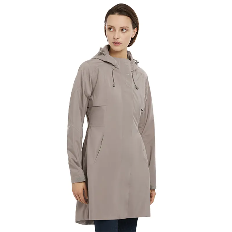 LeMieux Grace Long Waterproof Ladies Jacket - Pecan-1