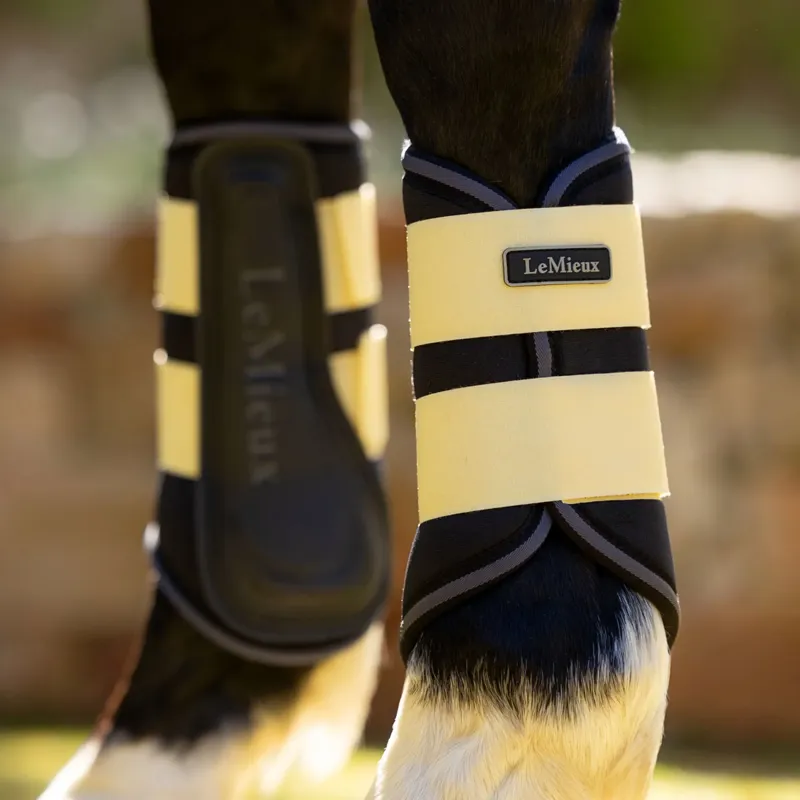 LeMieux Grafter Brushing Boots - Mimosa-4