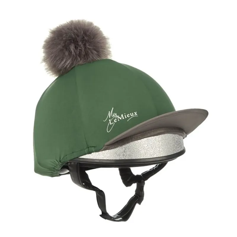 LeMieux Pom Hat Silk - Hunter Green 
