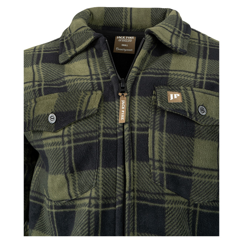 Jack Pyke Tundra Shirt - Green Check-7
