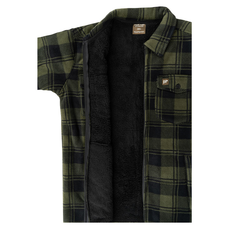 Jack Pyke Tundra Shirt - Green Check-5