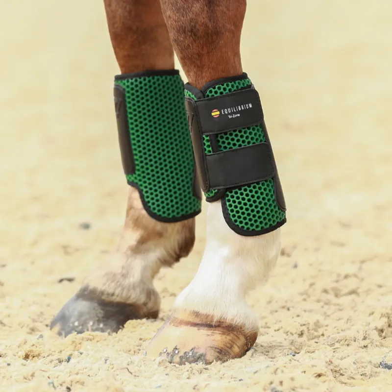 Equilibrium Tri-Zone Impact Sport Front Boots - Hunter Green-1