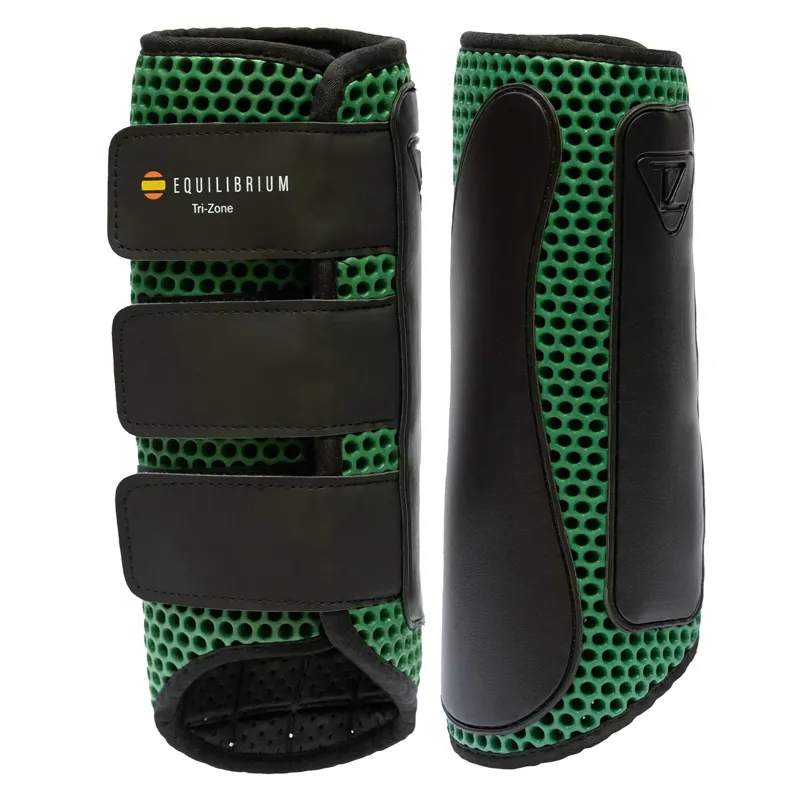Equilibrium Tri-Zone Impact Sports Hind Boots - Hunter Green