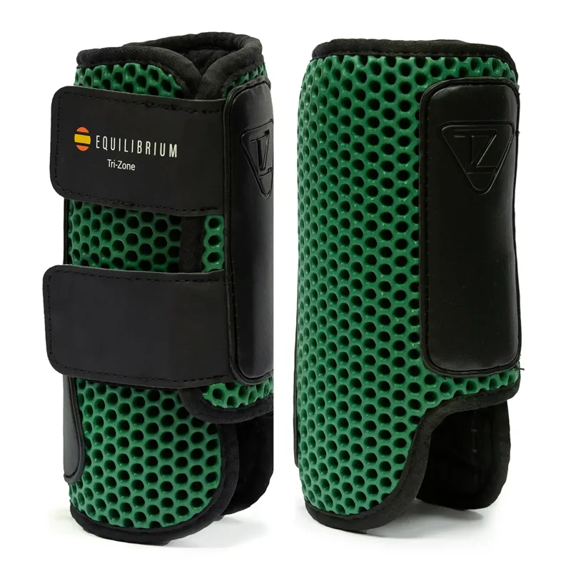 Equilibrium Tri-Zone Impact Sport Front Boots - Hunter Green