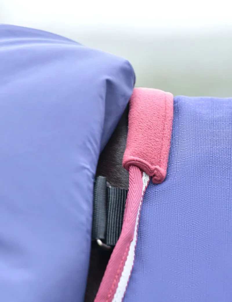 WeatherBeeta ComFiTec Essential 220G Turnout Rug Detach-A-Neck Navy-2