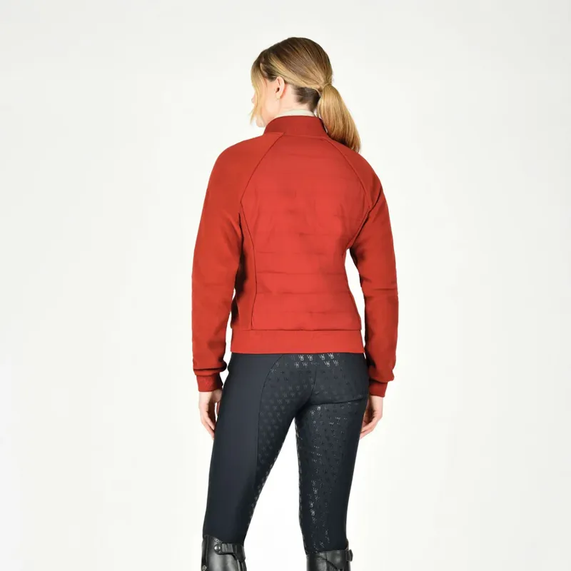 WeatherBeeta Halifax Hybrid Ladies Jacket - Red Ochre-2
