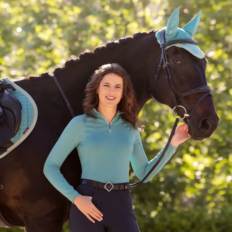 LeMieux Halle Ladies Lightweight Base Layer - Lagoon-6