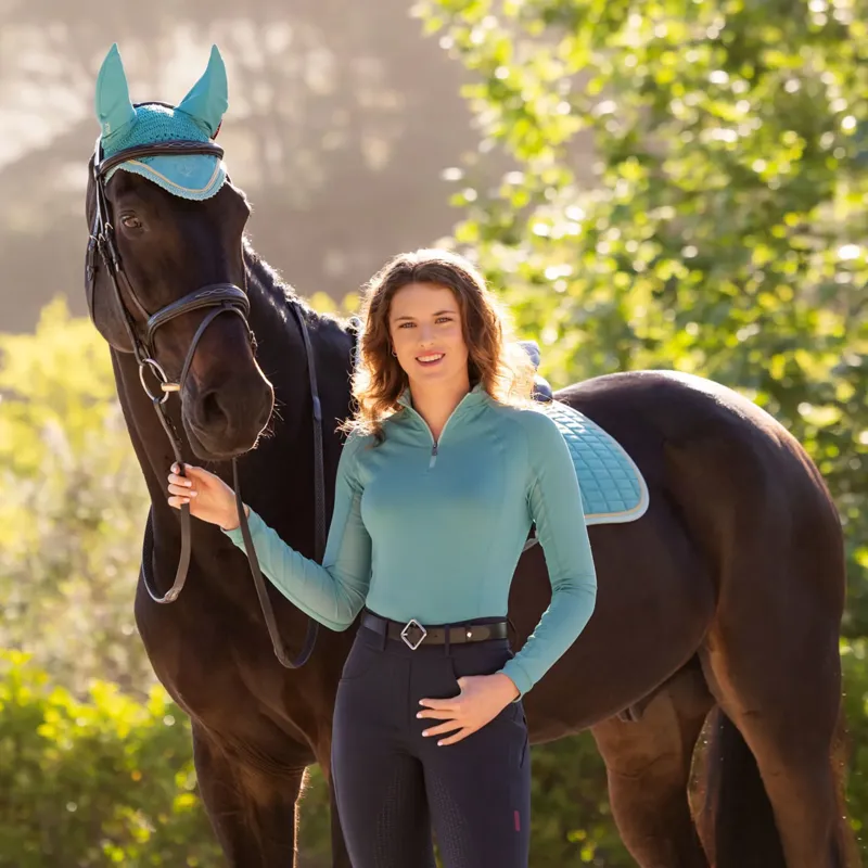 LeMieux Halle Ladies Lightweight Base Layer - Lagoon-7