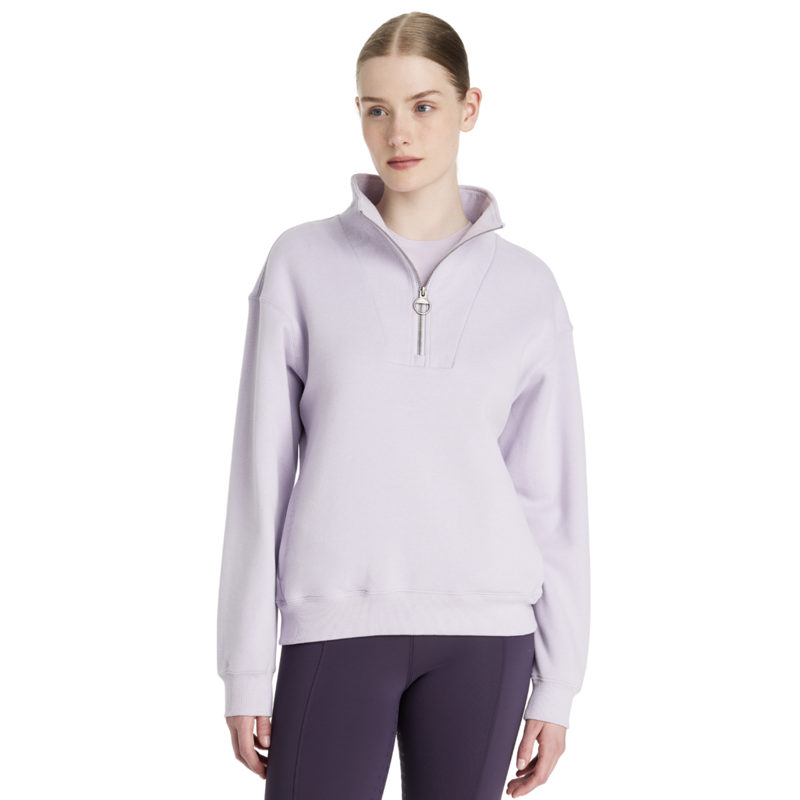 LeMieux Keira Quarter Zip Sweat - Lilac-3