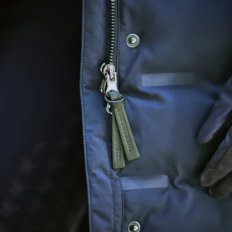 WeatherBeeta Helsinki Heat Seal Quilted Ladies Jacket - Navy Iris-7