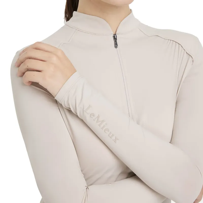 LeMieux Heyden Ladies Lightweight Base Layer - Stone-3
