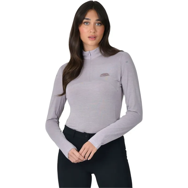 WeatherBeeta Ladies Bamboo Long Sleeve Performance Base Layer - Burnished Lilac 