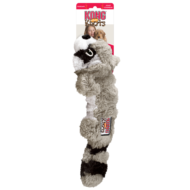 KONG Scrunch Knots Raccoon -1