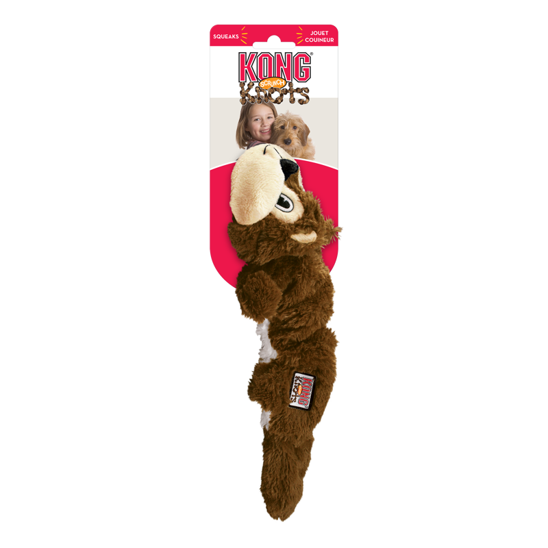 KONG Scrunch Knots Squirrel 
