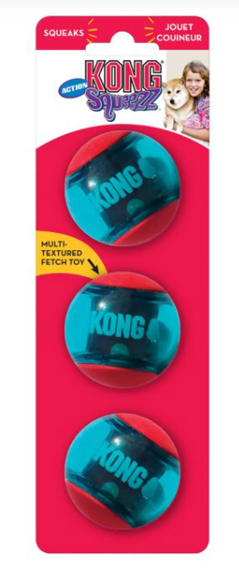 KONG Squeezz Action Ball