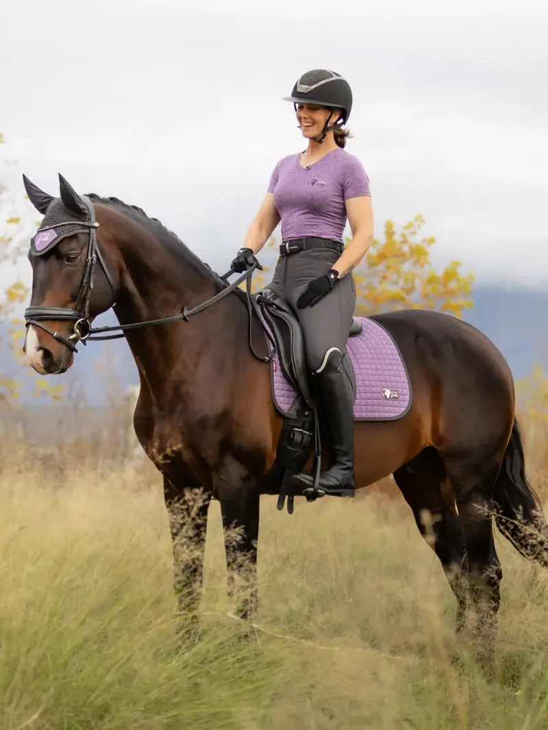 LeMieux Earth Dressage Square - Thistle-3