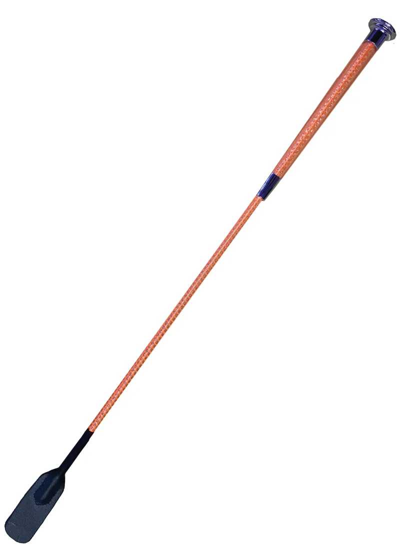 Woof Wear Gel Fusion Riding Whip - Hi Vis Orange 60cm