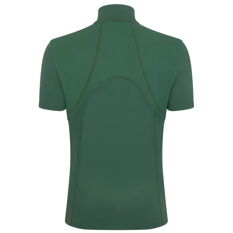 LeMieux Mia Mesh Short Sleeve Base Layer - Hunter Green-1