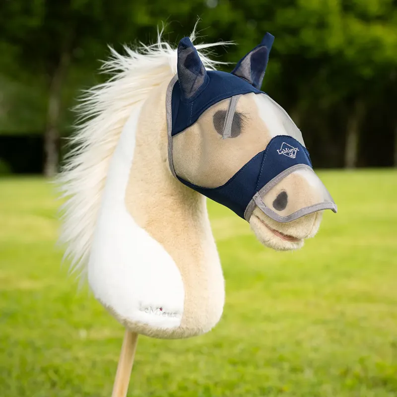 LeMieux Hobby Horse Fly Mask - Navy -1