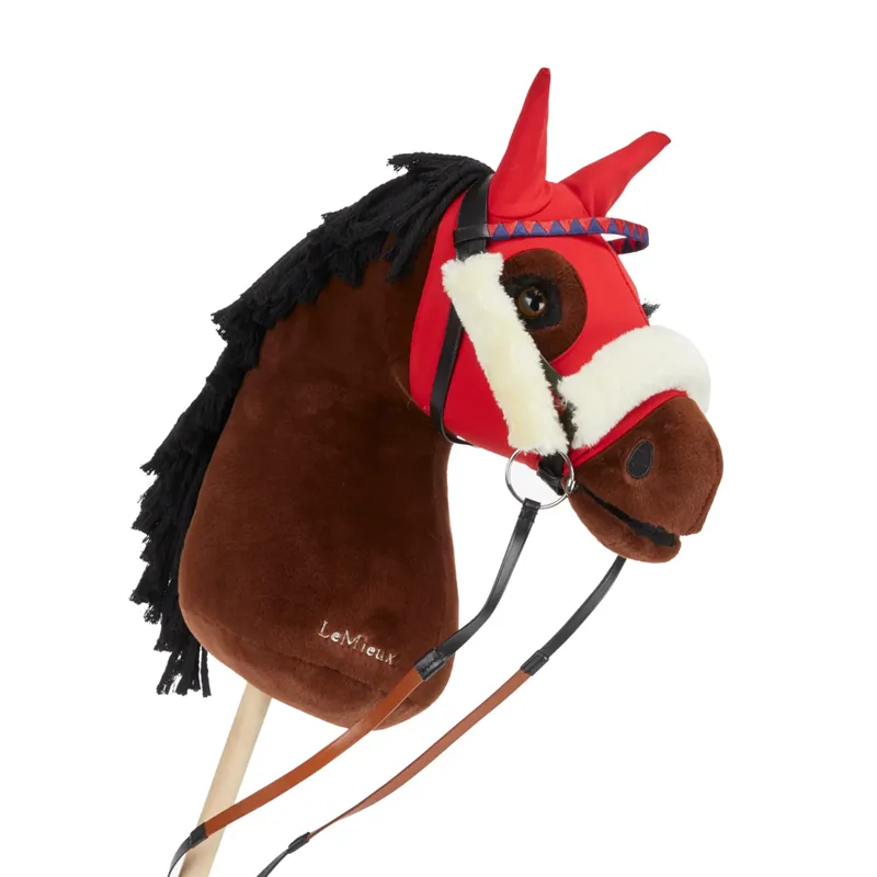 LeMieux Hobby Horse Lycra Hood - Chilli