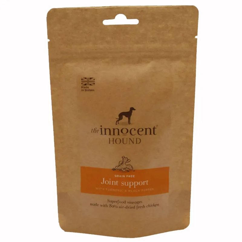 The Innocent Hound Sausage Joint Support Dog Treats - Turmeric/Black Pepper-2