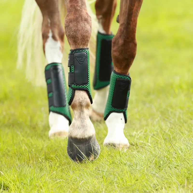 Equilibrium Tri-Zone Impact Sports Hind Boots - Hunter Green-3