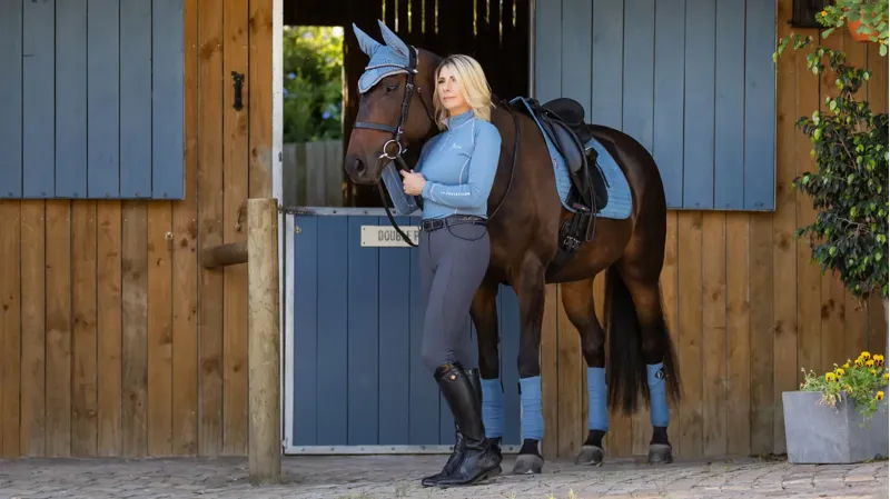 LeMieux Classic Polo Bandages - Ice Blue-2