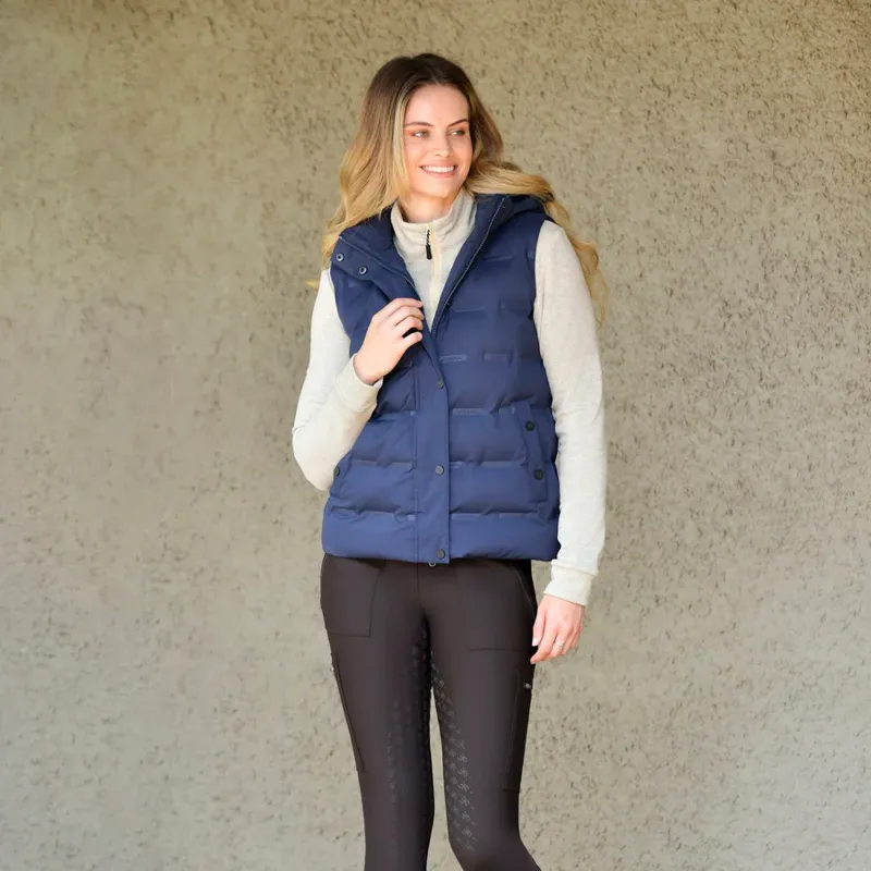 WeatherBeeta Hapur Heat Seal Quilted Ladies Vest - Navy Iris-1