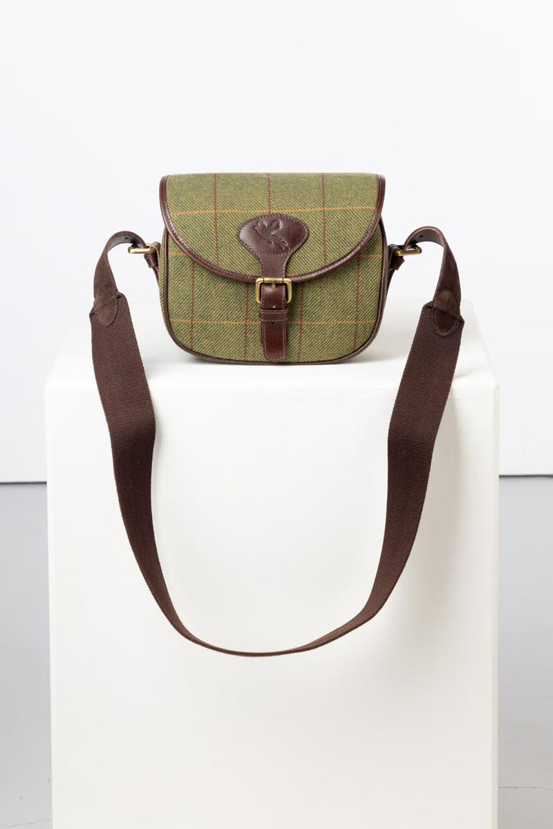Rydale Tweed Danby Cartridge Bag - Derby Heathland