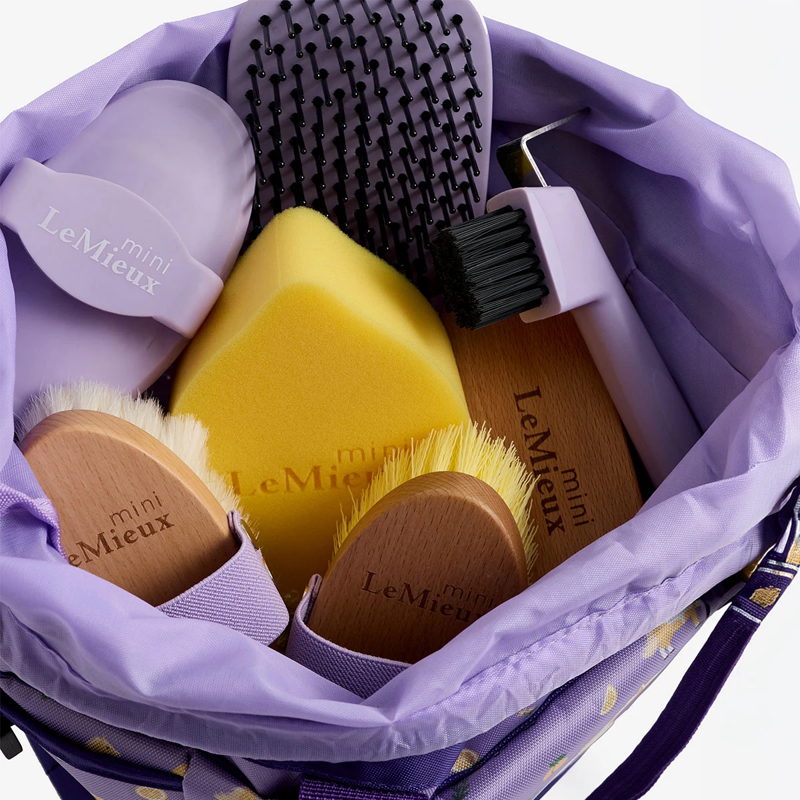 LeMieux Mini Lemon Grooming Set - Lilac-4