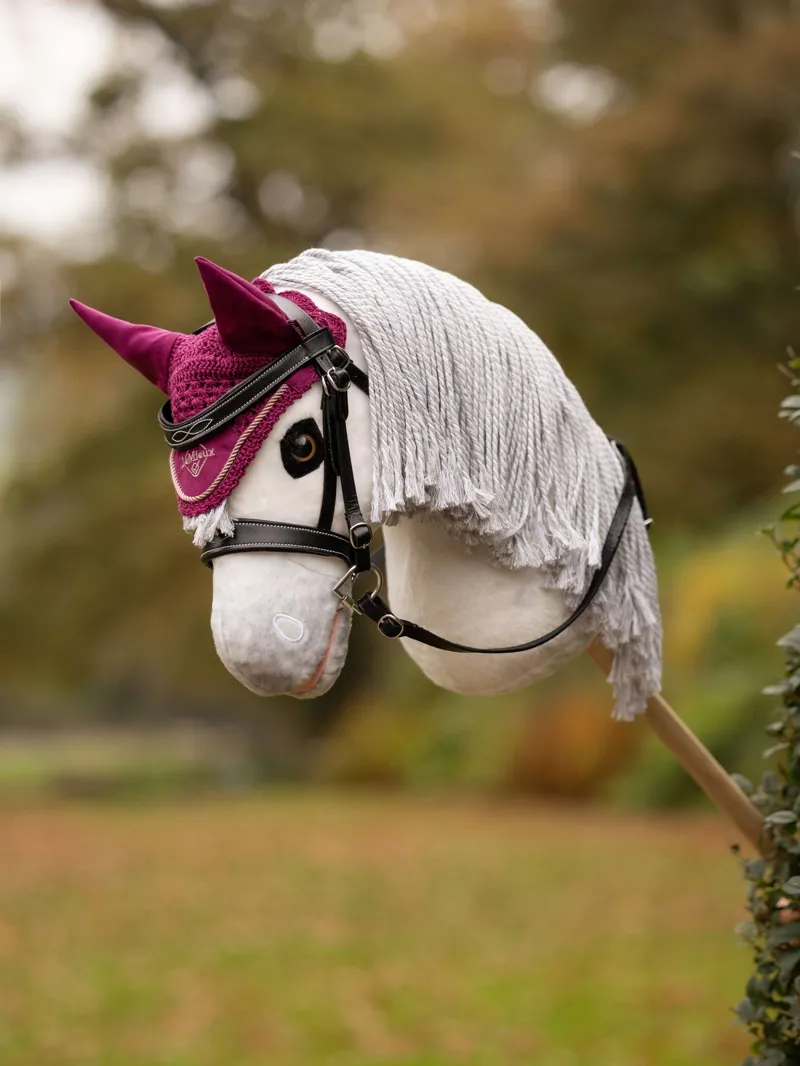 LeMieux Hobby Horse Fly Hood - Blackberry-1