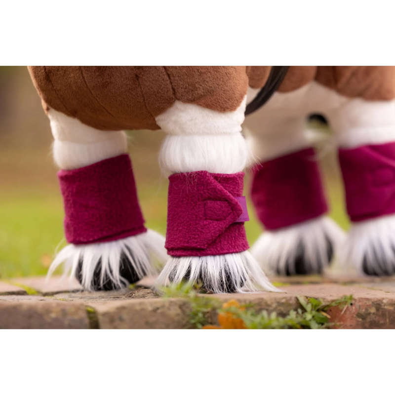 LeMieux Toy Pony Bandages - Blackberry-1