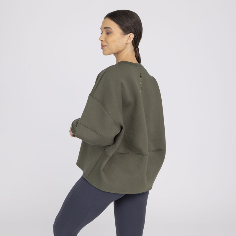 Shires Aubrion React Sweatshirt - Khaki-5