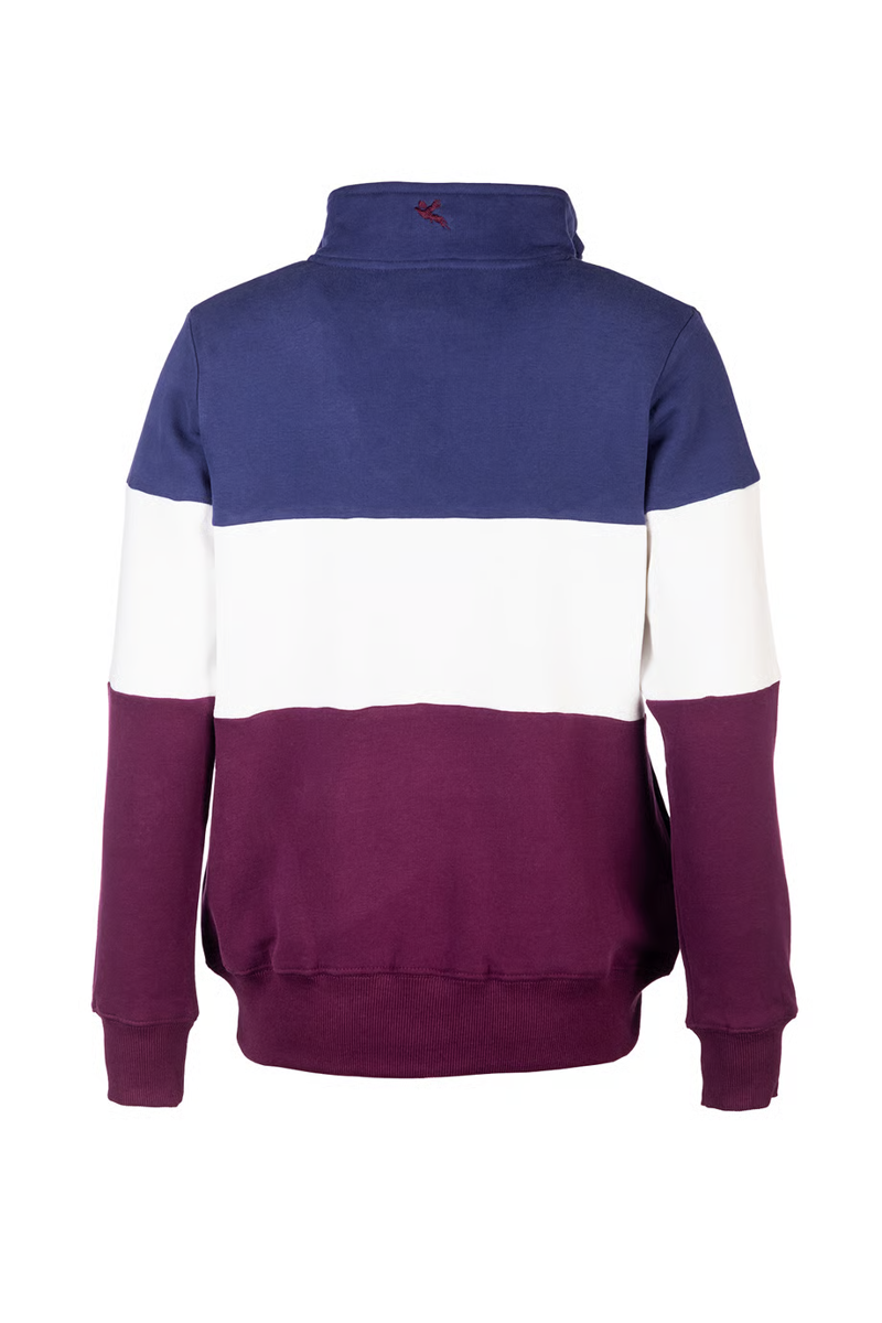 Rydale Ladies Byland Sweatshirt - Rydale Berry/White/Denim-6