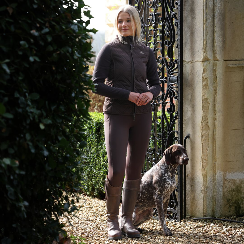 Shires Aubrion Equestrian Hybrid Jacket - Espresso-4