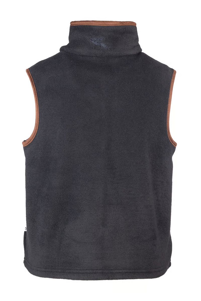 Rydale Junior Huggate Fleece Waistcoat - Tractor Ink/Red-1