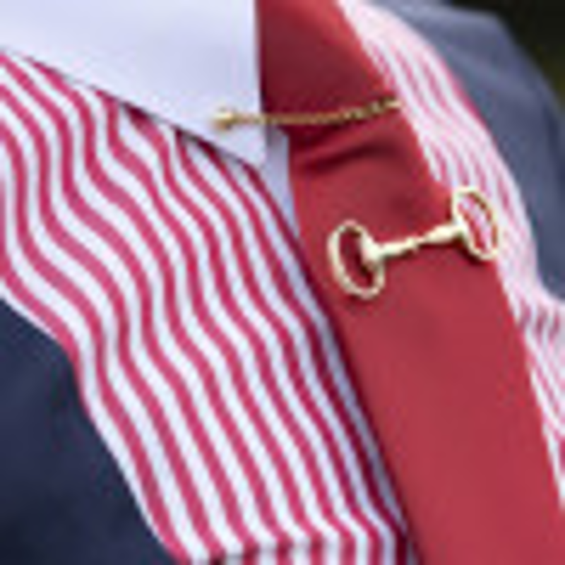 Supreme Products Champion Show Rider Long Sleeve Shirt - Navy/Red-1