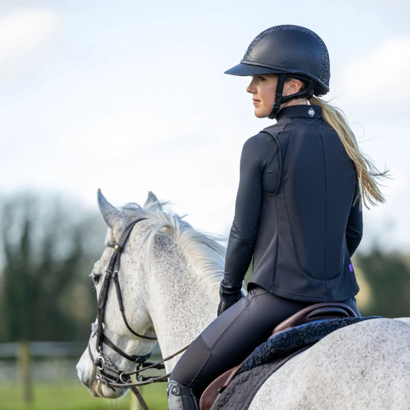 Charles Owen Eclipse Back Protector Gilet - Navy-3