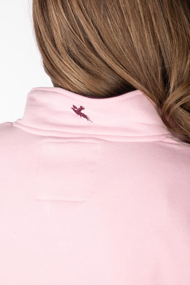 Rydale Ladies Byland Sweatshirt - Rydale Berry/White/Sorbet-4