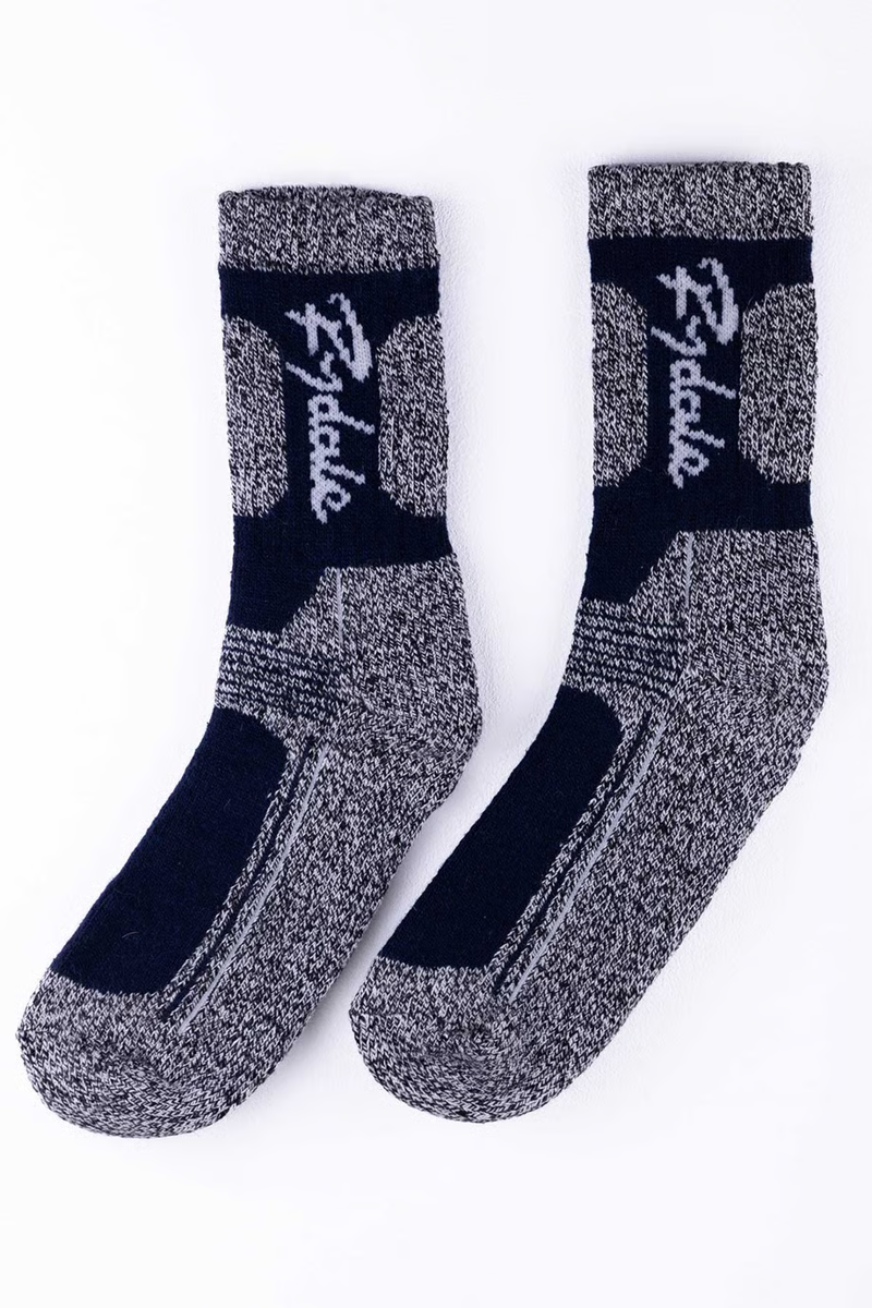 Rydale Men's Malton Boot Socks 3 Pack - Navy