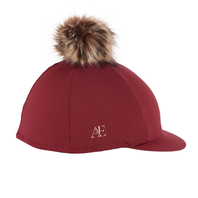 Shires Aubrion Equestrian Hat Cover - Port