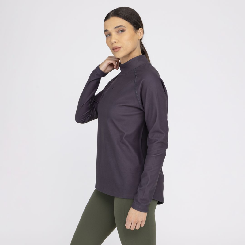 Shires Aubrion React Relaxed Base Layer - Charcoal-1