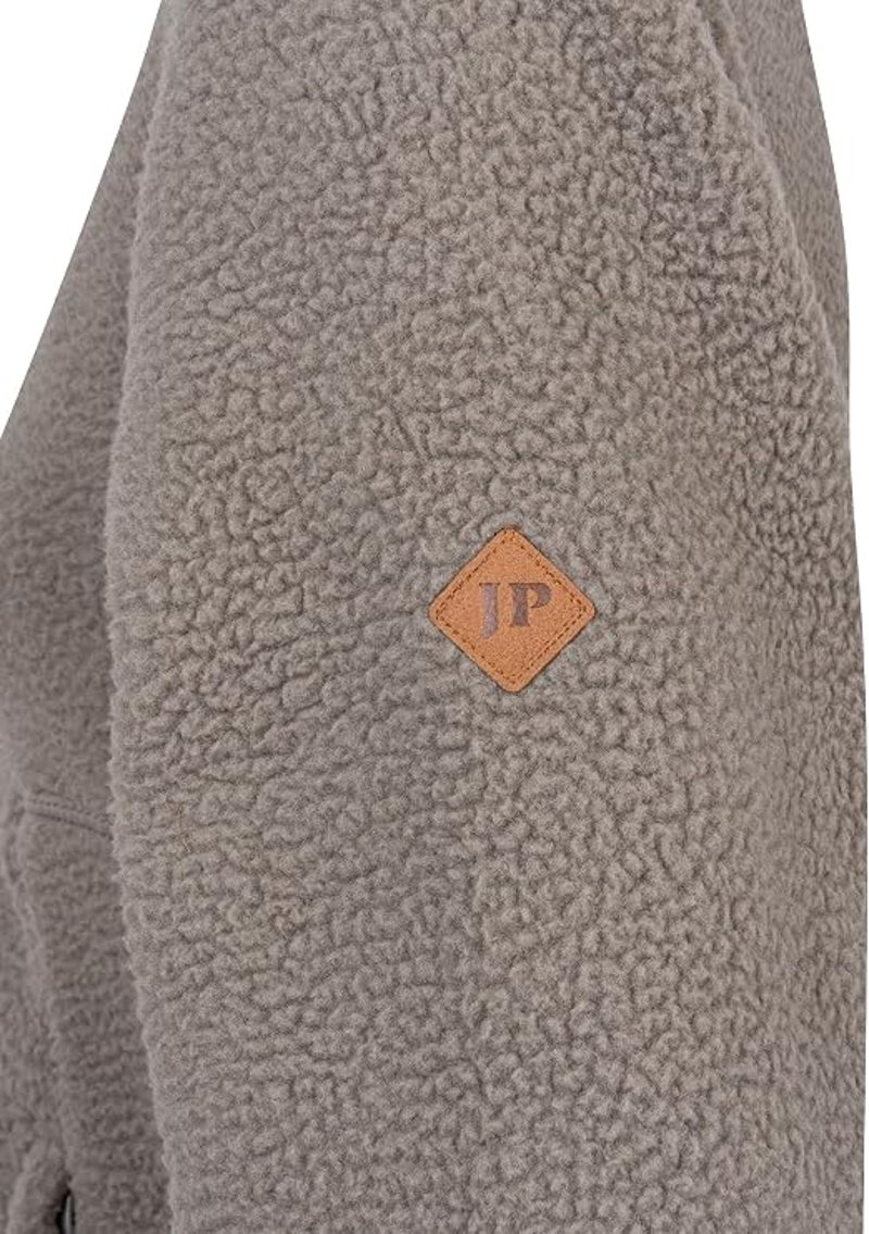 Jack Pyke Ladies Half Zip Sherpa Fleece Pullover - Shiitake-1