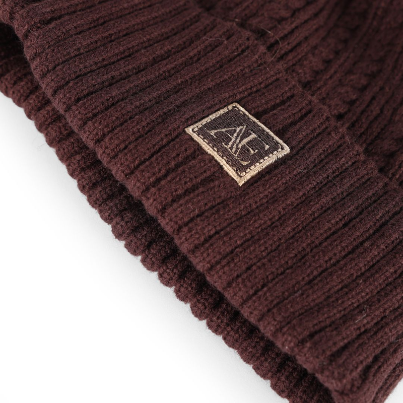 Shires Aubrion Equestrian Knit Hat - Espresso-1