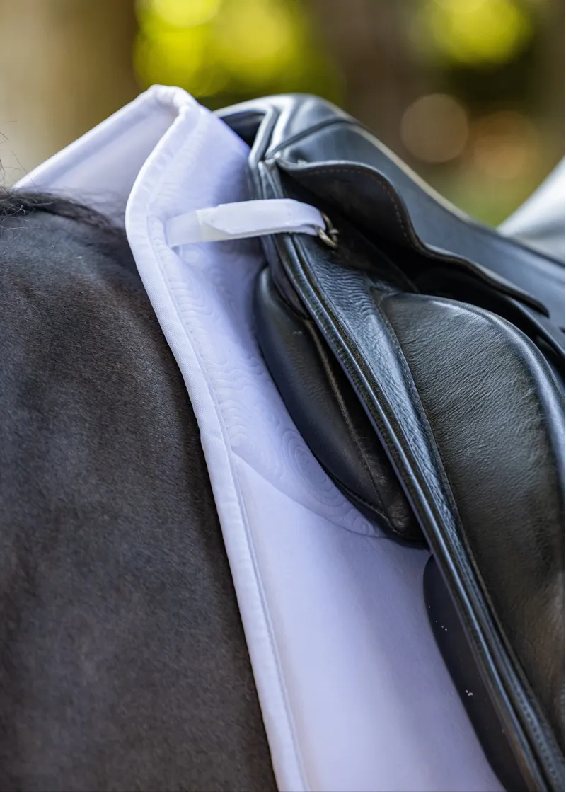 Woof Wear Elite Comfort Dressage Saddlepad - White-3