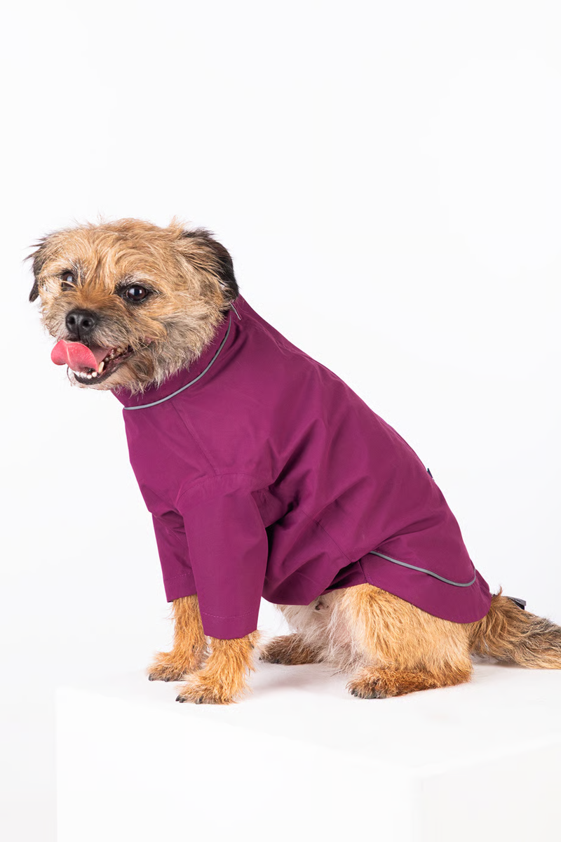 Rydale Yapham Dog Raincoats - Mulberry-2